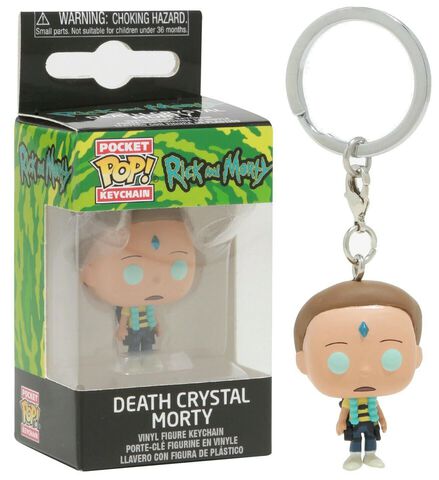 Porte-cles Funko Pop! - Rick Et Morty - Morty Avec Cristal De Mort